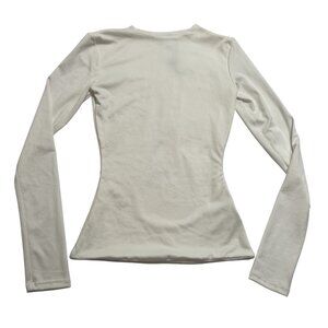 My Outfit Online Mist Long Sleeve T-Shirt in White